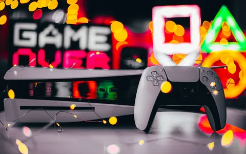 PlayStation gaming console setup